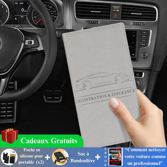 PORTE PAPIER VOITURE - CAR WALLET™ - equipeauto64.com